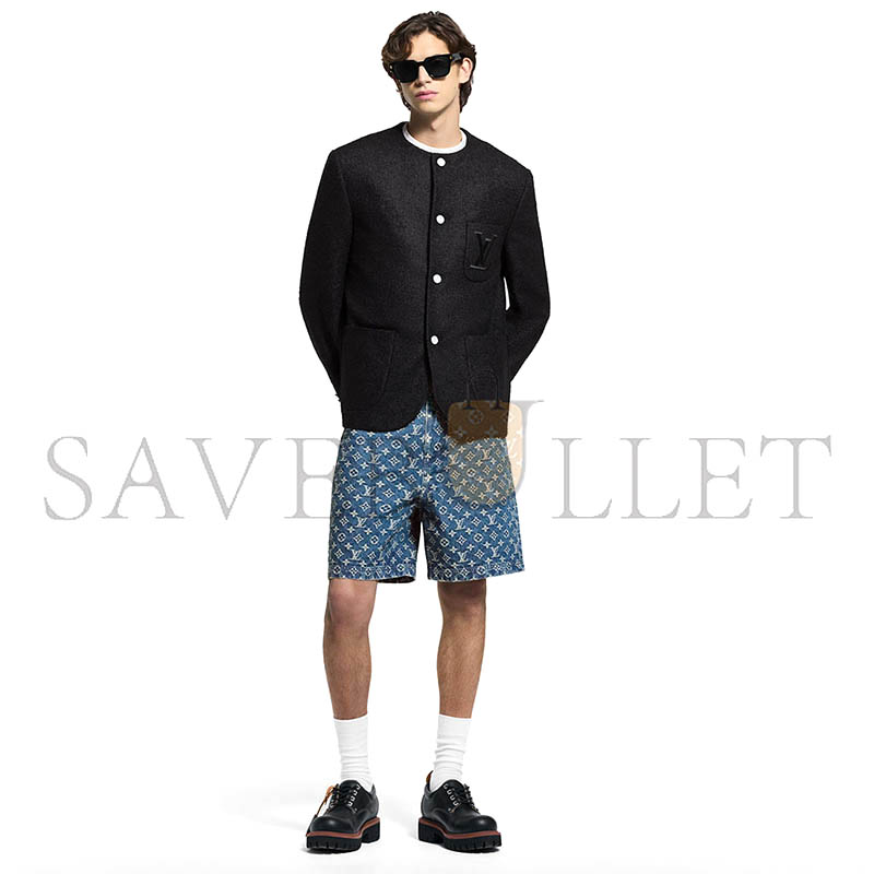 LOUIS VUITTON MONOGRAM DENIM SHORTS 1AJBJP